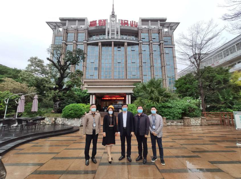 四会市市长李伟忠一行 莅临高登铝业参观指导