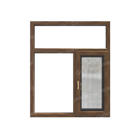 GP95B heat-insulating inner casement window with integrated screen